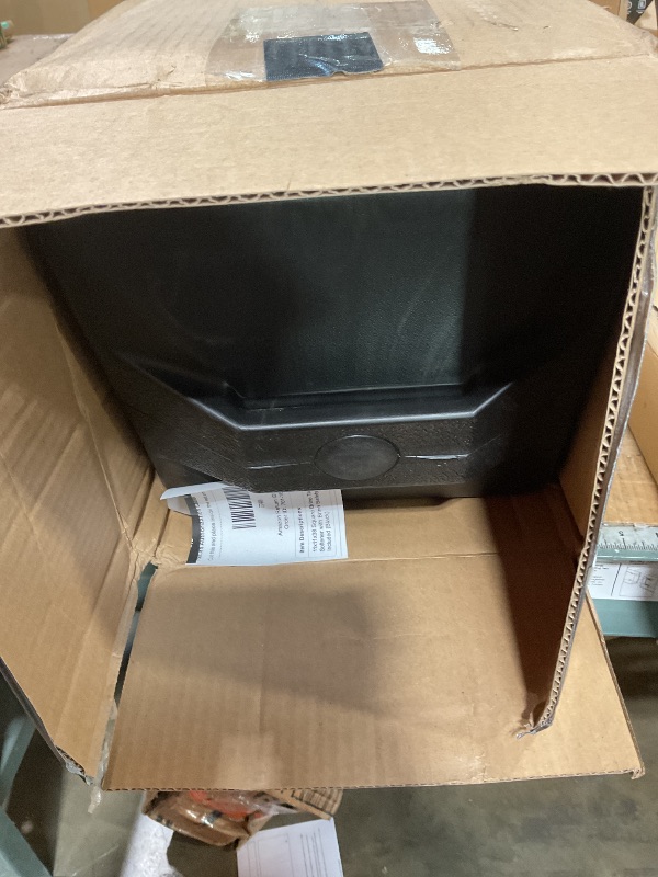 Photo 1 of 11x11x38 Square Brine Tank for Water Softener with Brine Safety Float Included (Black)