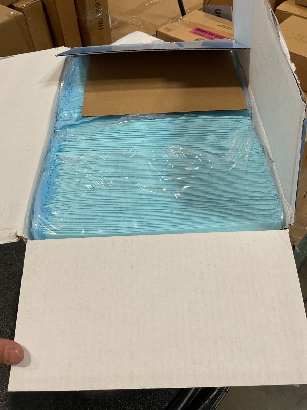 Photo 1 of 100 Count 22” x 22” Super Absorbency Disposable Underpads, Leakproof Quick Drying Disposable Pads for Baby, Puppy and Adults, Puppy Pads, Cat Pee Pads for Dogs, Potty Puppy Training Pads