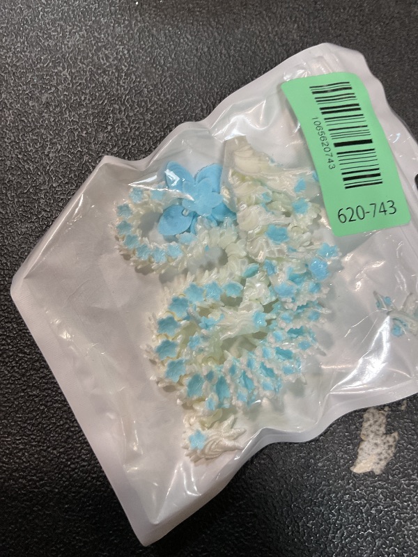 Photo 1 of *very minor damage*SGYYSG 3D Printed Cherry Blossom Crystal Dragon, 12 Inch Articulated & Magical Movable Dragon Model - Perfect for Display, Collection, and Unique Gift (Silk Blue White)