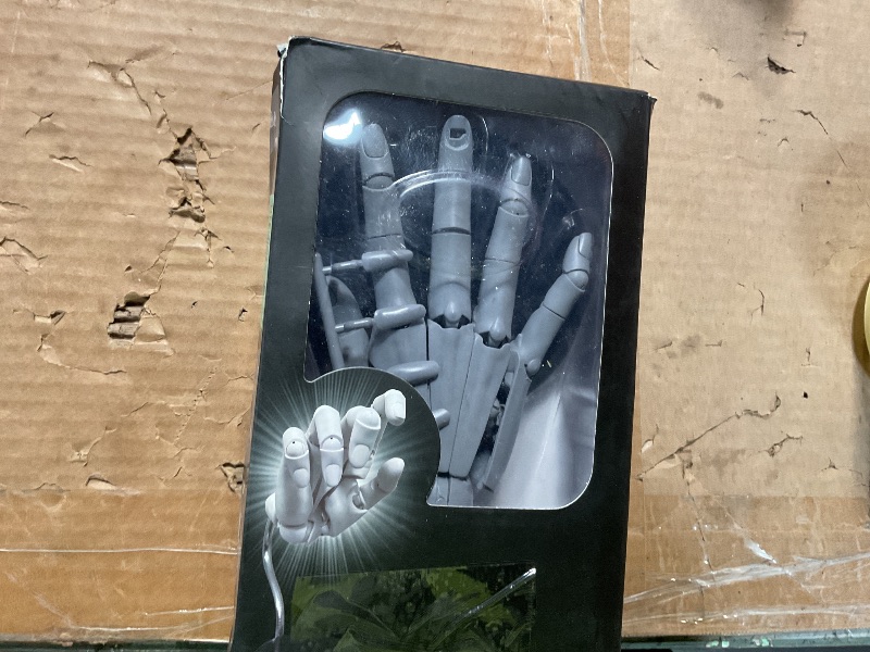 Photo 1 of 1:1 Right Hand Model for Drawing, Articulated Flexible Artist Manikin Figure with Adjustable Joints, PVC Poseable Sketching Tool, Moveable Mannequin for Artists, Painting, Displaying, Desk Decor, Gray