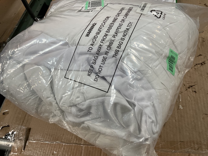 Photo 1 of ***actual size unknown, white comforter