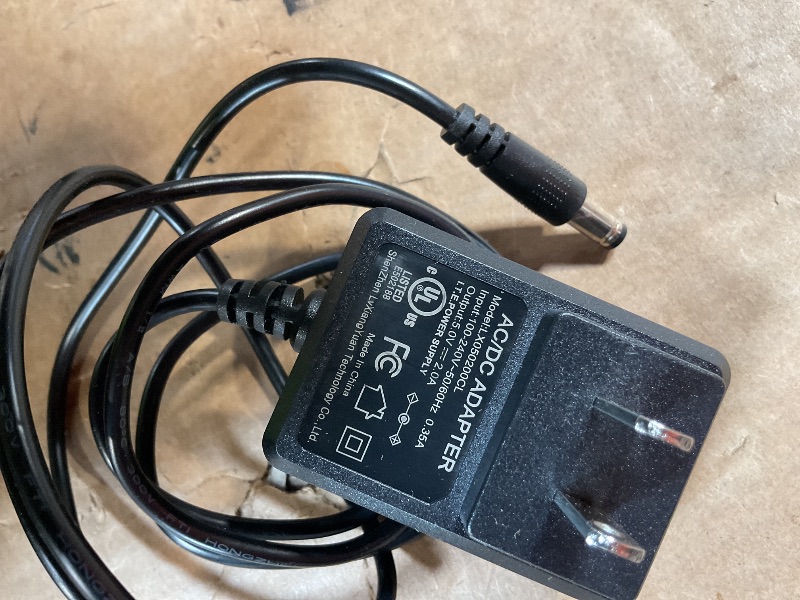 Photo 1 of * DESCRIPTION FOR INPUT/OUTPUT IS ACCURATE, REST OF DESCRIPTION APPROXIMATE, STOCKPHOTO IS NOT SAME AS ACTUAL PRODUCT SOLD, PLEASE SEE OTHER PHOTO * 5V 2A Power Supply Adapter, AC to DC 5V Power Adapter Cord, 100-240V 50-60Hz AC Input to DC 5Volt 2Amp Uni