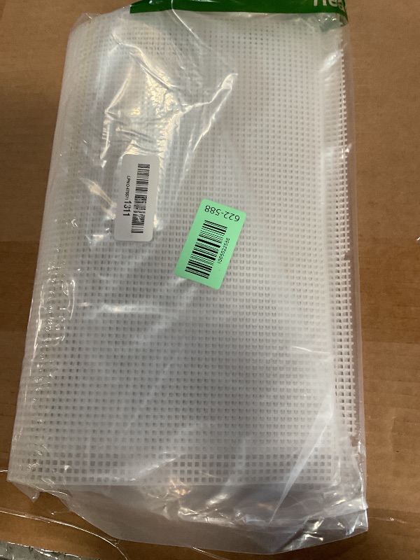 Photo 1 of 2 Pack Fish Tank Divider, Plastic Grid Cuttable Grid Plate Fish Separator with 12 Suction Cups DIY Designed Clear Easy to Bent 17 * 13in