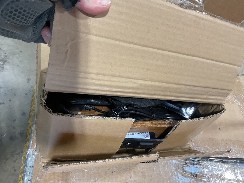 Photo 1 of **FOR PARTS ONLY/ MISSING ASSEMBLY PIECES** WLIVE Narrow Side Table with Charging Station, End Table with 2 Fabric Drawers, LED Lights and Open Shelf, Bed Side Tables Living Room, Small Spaces, Bedroom, Nightstand with Drawers