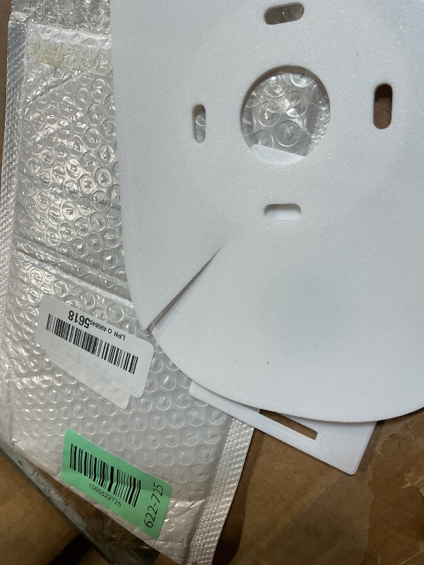 Photo 1 of * CRACKED * JGWPA Compatible with Google Nest Thermostat 1st/2nd/3rd Wall Plate Cover - Cover Imperfections Easy to Install - Snow