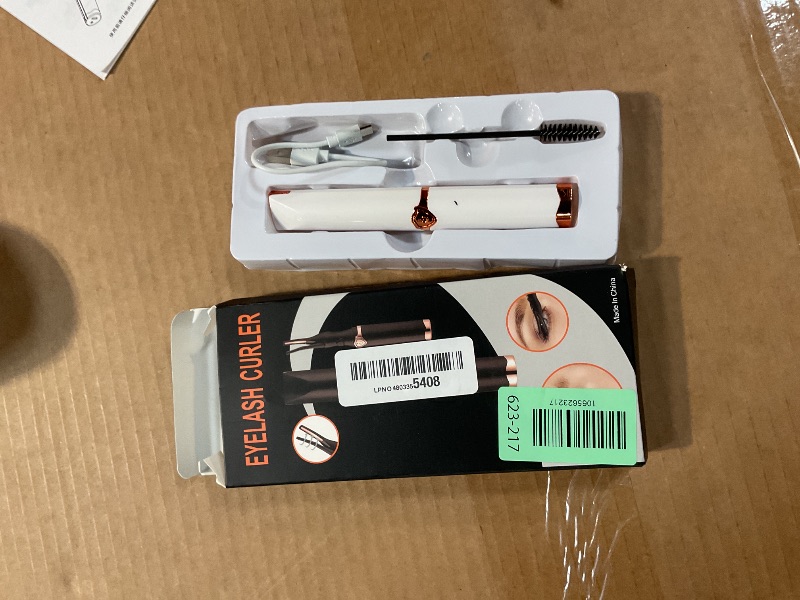 Photo 1 of *missing parts*Heated Eyelash Curler - 2-in-1 Clip-Type Design, 3 Temperature Modes, USB Rechargeable Electric Eyelash Curler, Natural Curling 24H Long-Lasting Curl, Gift for Women & Girls, White-EC
