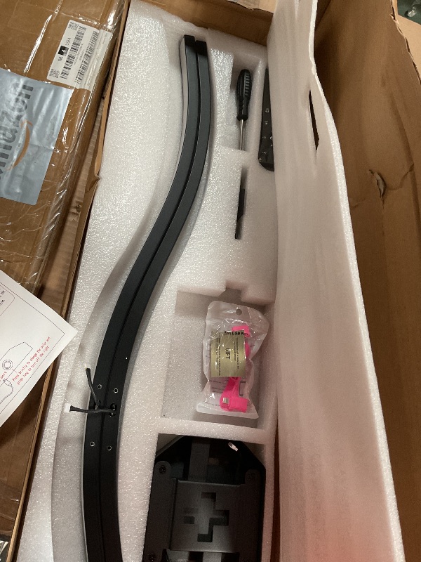 View 2 of ***ONLY 1 LIGHT / MISSING ASSEMBLY HARDWARE ( SCREWS)*** hunhun Battery Operated Wall Sconces Set of Two, Wireless Wall Sconce with Remote Control, Black Rechargeable Sconces 3000K-6500K, RGB Dimmable Wall Lights for Living Room, Hallway, Bedroom (2 Pack)