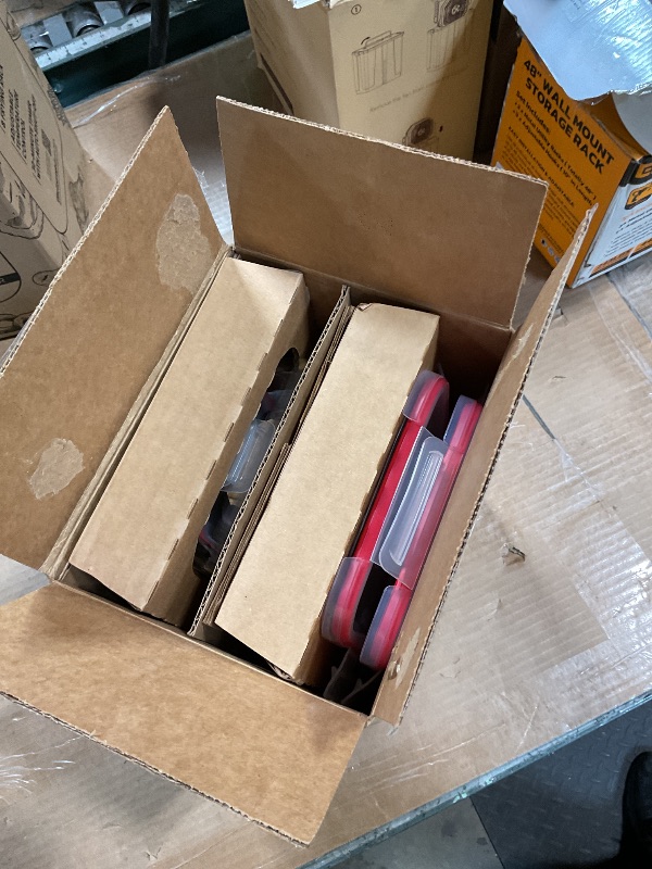 Photo 1 of ***PARTIAL SET/ ONLY 3*** Pyrex Freshlock (4-Pack) Mixed Sized Glass Food Storage Containers Set, Airtight & Leakproof Plastic Locking Lids BPA-Free, Meal Prep Containers Set, Freezer Dishwasher Microwave Safe