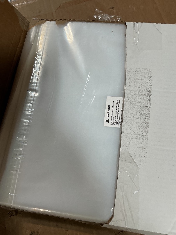 Photo 1 of 100 Pack 12 inch Vinyl Record Outer Sleeves - 3 Mil Crystal Clear Polyethylene with Adhesive Flap | Archival-Safe Protection for LP Album Storage & Display, Gatefold Compatible, Acid-Free