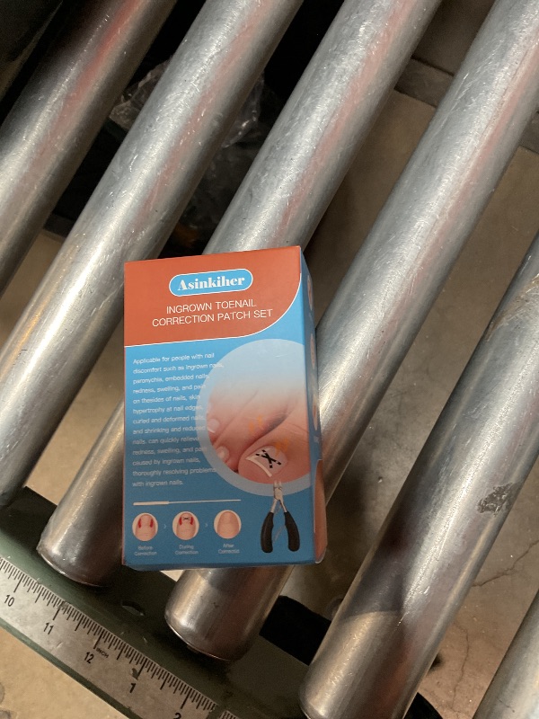 Photo 1 of Ingrown Toenail Treatment Kit – Upgraded X-Type Titanium Alloy Corrector for Big Toe Relief, At Home Ingrown Toenail Removal Tool with Clippers and Braces