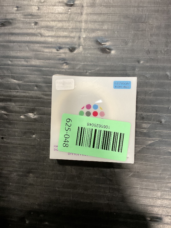 Photo 1 of 1/4 Inch Circle Sticker Labels,0.25 Inch Round Adhesive Color-Code Dot Stickers,1000 Dot Label Stickers for Office and Marking (White)