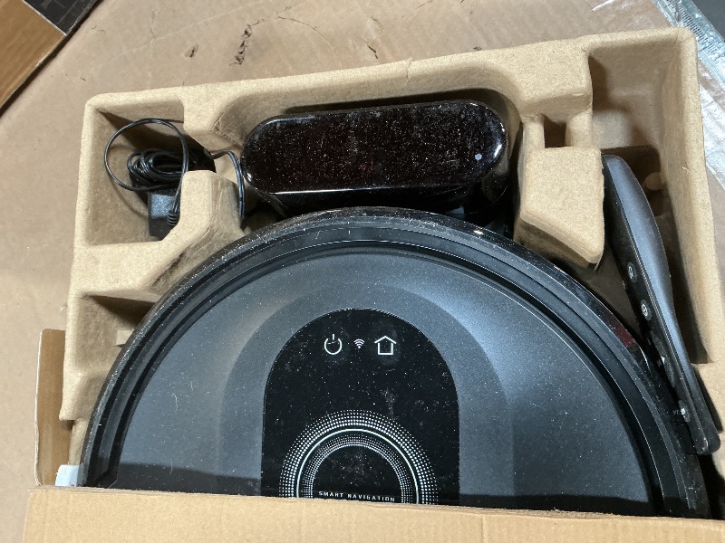 Photo 1 of *** USED***Tikom Robot Vacuum and Mop Combo, 5000Pa Robotic Vacuum Cleaner, 150 Min Max, App & Remote Control, Ideal for Hard Floor, Carpet, Pet Hair, Self-Charge(G8000 Max)