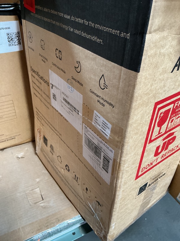 Photo 1 of **NON FUNCTIONAL** 4500 Sq.Ft Energy Star Most Efficient 2025 Dehumidifier,AEOCKY Max 80 Pint/Day Smart Compressor Dehumidifier with Drain Hose, Intelligent Humidistat,for Basement,Bedroom,Home,Bathroom