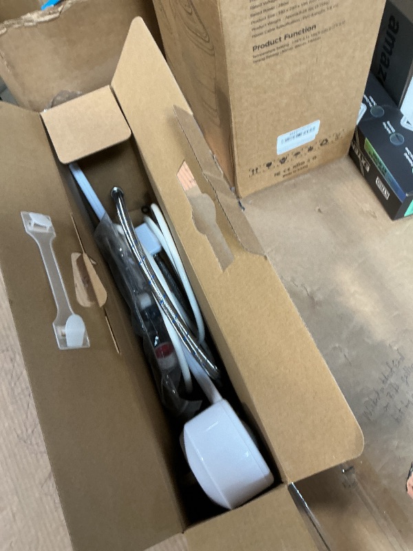 View 2 of ****MISSING PARTS*** Hibbent Bidet Attachment for Toilet, Self Cleaning Dual Nozzle, Hot & Cold Water Spray Non-Electric Mechanical Bidet Toilet Seat for Rear or Female Washing Sanitizing, Adjustable Water Pressure, White