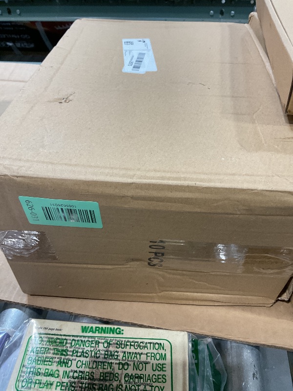 Photo 1 of 10 Pcs dessert table display set,3pcs 3 Tier cupcake stand,3pcs plastic wedding cake stands for party?4pcs cookie dessert trays?cake stands for tea party baby shower?White three tiered serving stand