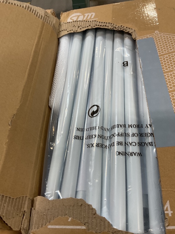 Photo 1 of **UNKNOWN MISSING PIECES** Storage MANIAC Sweater Drying Rack, Mesh Clothes Drying Rack, Stackable Laundry Drying Rack, Lay Flat Dryer for Delicates, Portable Dry Rack for Indoor or Outdoor, White, 4-Pack