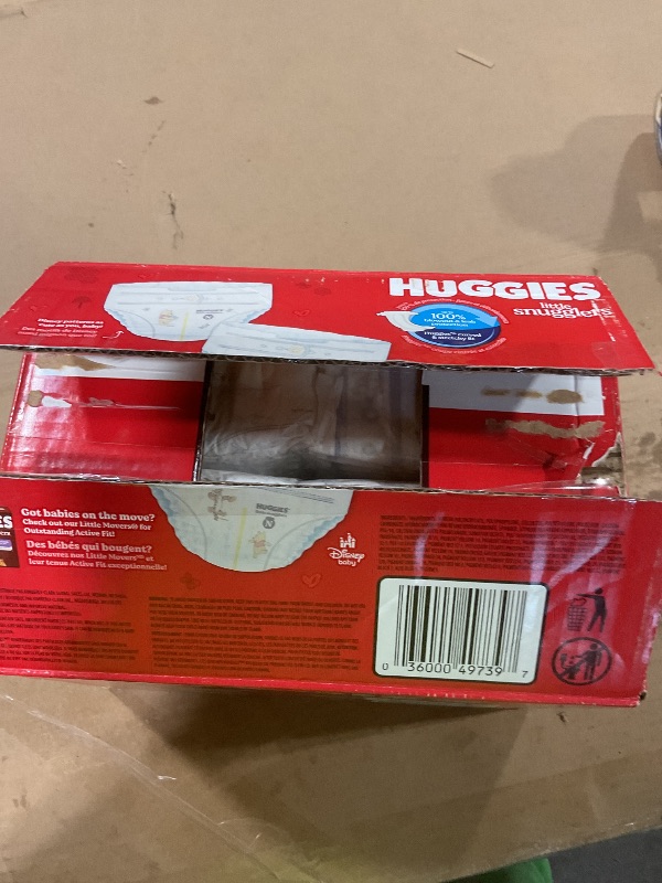 Photo 1 of ***2 BOXES OF 84 CT*** Huggies Little Snugglers Diapers - Newborn - 84ct