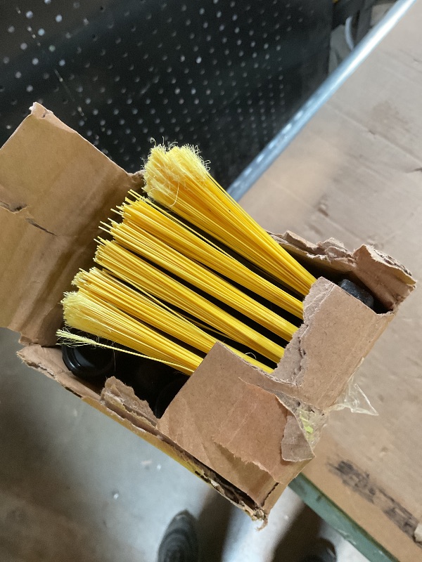 Photo 1 of 18 Inches Push Broom Outdoor with 65" Adjustable Handle, Heavy Duty Outdoor Broom with Stiff Bristles, for Cleaning Yard, Garage, Shop, Driveway, Wood, Stone, Deck, Concrete, and Tile Floor.