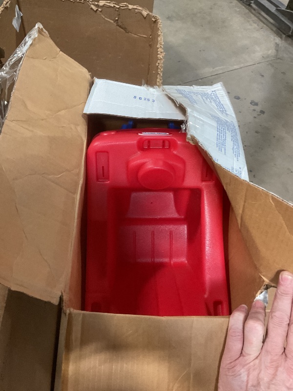 Photo 1 of **PARTIAL SET/ MISSING ASSEMBLY PIECES** Little Tikes Cozy Shopping Cart Red/Yellow