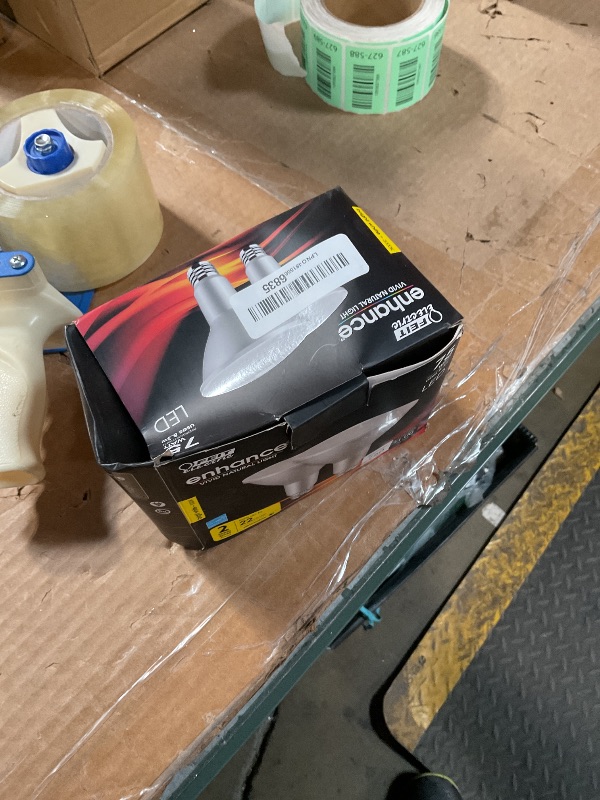 Photo 1 of *** ONE LIGHTBULB ***Feit Electric LED PAR30L Bulbs, 75W Equivalent, Dimmable, 3000K Bright White, 750 Lumens, 22 Year Lifetime, E26 Base, PAR30 Flood Lights, Spotlight Bulb,Weatherproof, 2 Pack, PAR30LDM/930CA/2