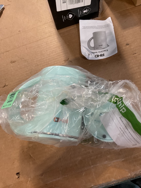 Photo 1 of 0.5L Small Portable Electric Kettles for Boiling Water, Stainless Steel Travel Kettle, Fast Boil Teapot, Boil-Dry Protection & Auto Shut-Off, Perfect For Traveling Cooking, Coffee, Tea, Eggs(Green)