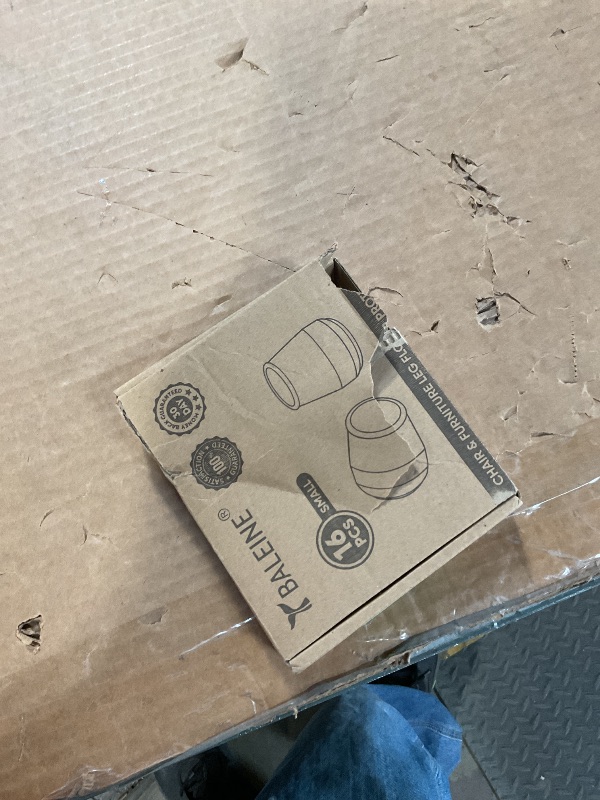 Photo 1 of **** open box pieces could be missing ***BALEINE Silicone Chair Leg Floor Protectors, Stool Leg Protectors Cap, Non-Slip Chair Leg Caps for Hardwood Floors (Clear-16pcs, Round S)