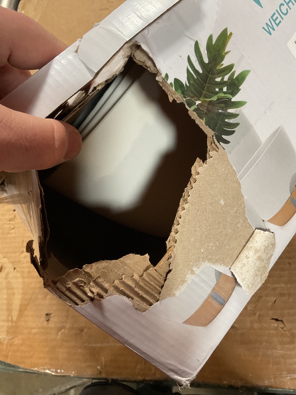 Photo 1 of **PARTIAL SET MISSING ASSMEBLY PIECE** WEICHENGXING Plant Pots,12/10/9/8/ Inch Large Plastic Self Watering Flower Pots Indoor Outdoor with Drainage Holes, Deep Reservoir,Nursery Planting Pot for Indoor Out Door Plants White