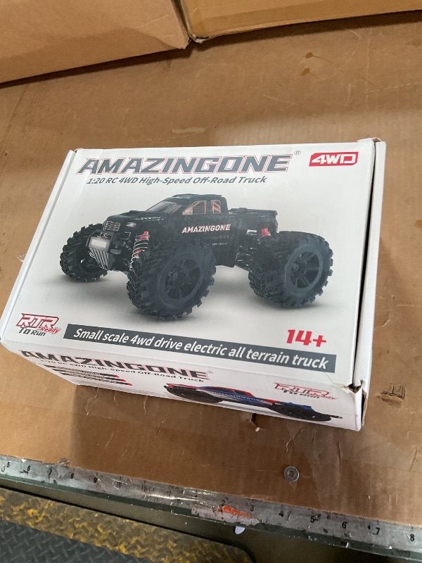 Photo 1 of *FOR PARTS ONLY* AMAZINGONE 20208 1/20 Scale Brushless Fast RC Cars for Adults, Max 45KMH High Speed Moster RC Buggy,Hobby RC Trucks 4X4 Offroad,All Terrain RTR Remote Control Car with 2 Bettery