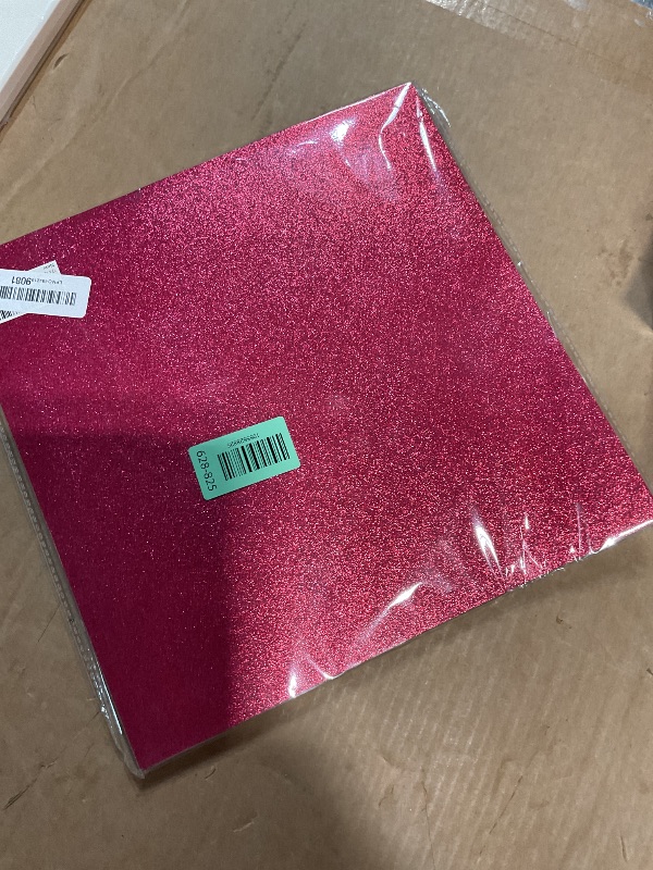 Photo 1 of 12 x 12 Inch Double Side Glitter Cardstock Paper 100LB Heavy weight No Shred Glitter Colored Card Stock for Card Making 30 Colors