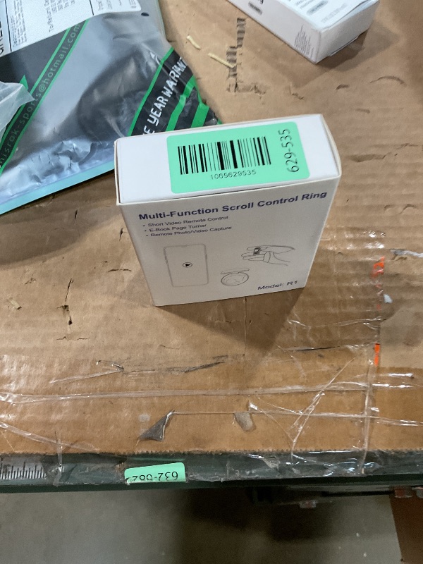 Photo 1 of [New Upgrade, Easy to Use] TikTok Scrolling Ring Remote Control, Camera Shutter Remote, Wireless Bluetooth Scrolling Ring for iPhone, iPad, iOS, Android - Black