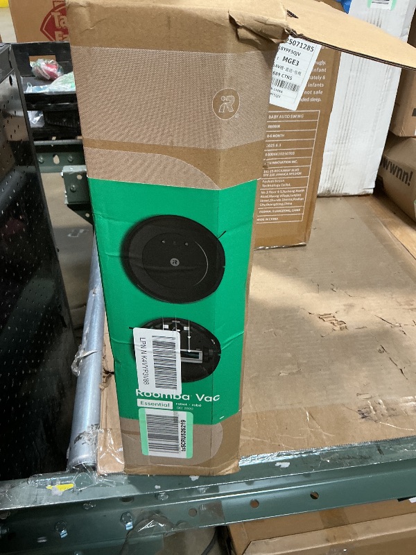 Photo 1 of ***FOR PARTS ONLY / NON- FUNCTIONAL**** iRobot Roomba Vac Robot Vacuum (Q0120) - Easy to use, Power-Lifting Suction, Multi-Surface Cleaning, Smart Navigation Cleans in Neat Rows, Self-Charging, Alexa