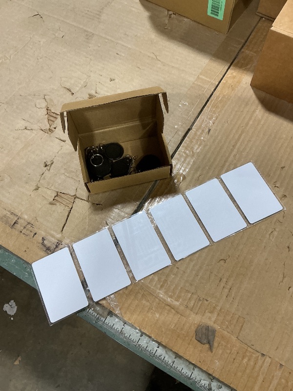 Photo 1 of *NO READER**Handheld ID Copier 125khz RFID Reader Writer Duplicator Handheld RFID Copier Used for T5577 or EM4305 6 pcs T5577 keyfob + Cards (ZGAGFZ) (Blue)