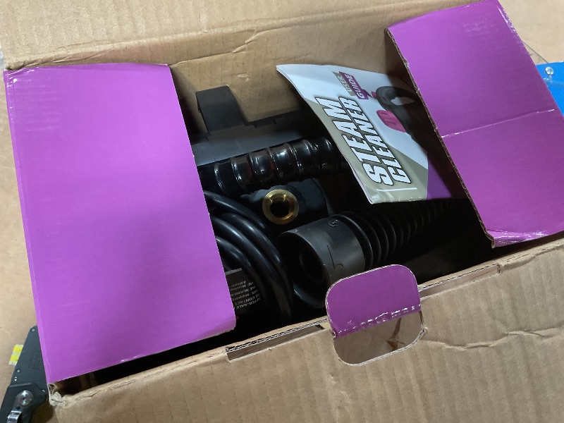 Photo 1 of ***FOR PARTS ONLY DAMAGED*** Pressurized Handheld Steam Cleaner with 10pcs Accessories&Safety Lock, Multi-Purpose Natural Deep Cleaning Steamer, Multi-Surface Steamer for Cleaning Home, Car, Upholstery, Grout and More