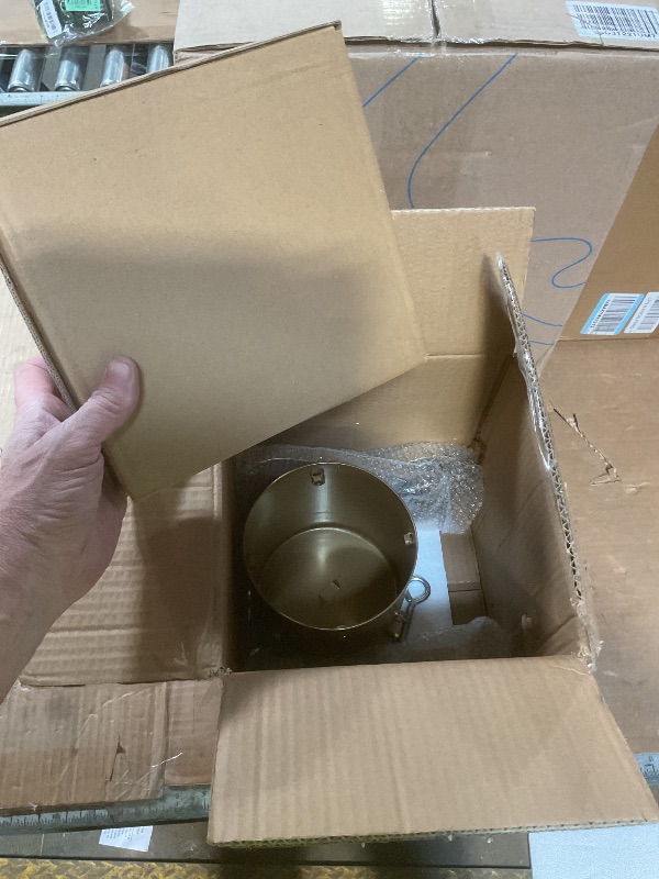 Photo 1 of 10FT Christmas Tree Stand for Real & Artificial Trees, 24" Base Holds up to 10 ft Live Trees & 3D Tree Topper with Timer, 20 Clear Lights & 8 Light Modes (Gold)