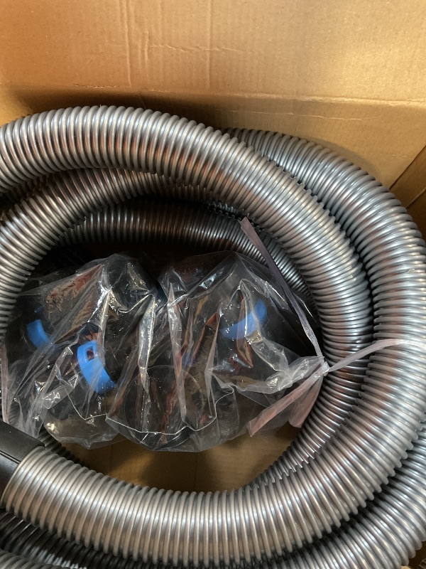 Photo 1 of 1/2 Vaccum Dust Collection Hose Accessories for Woodworking Shop Vac Saw Dust Floor Nozzle, Brush, and Hose Kit for Shop Vac (6’ Hose)