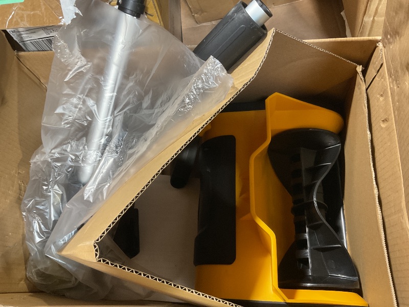 Photo 1 of ***MISSING BATTERY*** Cordless Snow Shovel Compatible with DeWalt 20V Battery, 12" Electric Snow Blower with 20FT Max Throw & Adjustable Handle & Safety Switch, Snow Thrower for Driveway, Deck, Patio, Steps (NO Battery)