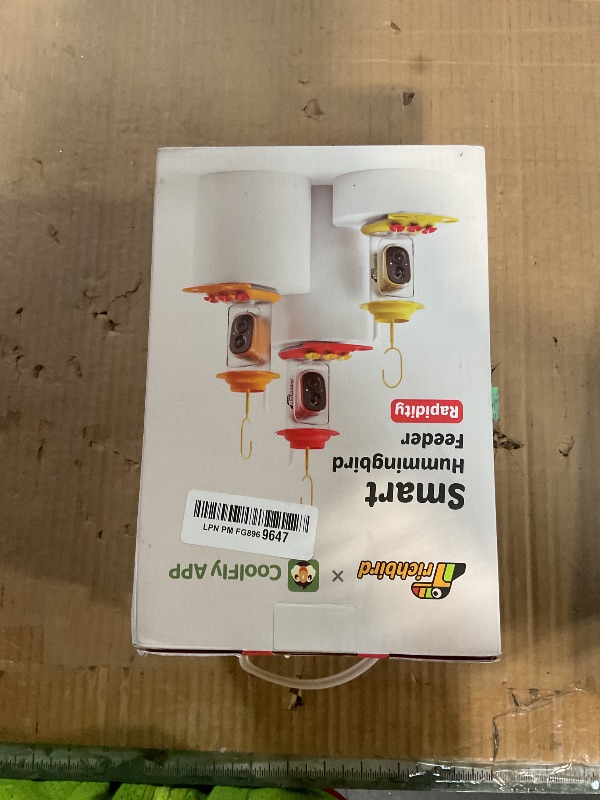 Photo 1 of **FOR PARTS ONLY** RichBird Smart Hummingbird Feeder with Camera Solar Powered, AI Identify, Instant Notification, Leakproof & Ant Moat, Outdoors Hanging, Idea Gift for Bird Lovers (20 oz)