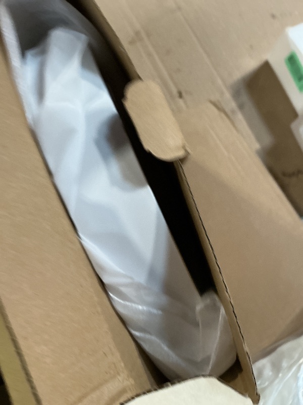 Photo 1 of **POSSIBLY FOR PARTS** AKCISOT Atomic 10 Inch Wall Clock Analog Clocks for Indoor Kitchen-Silent Battery Operated Clock for Bedroom Office Classroom Living Room(White)