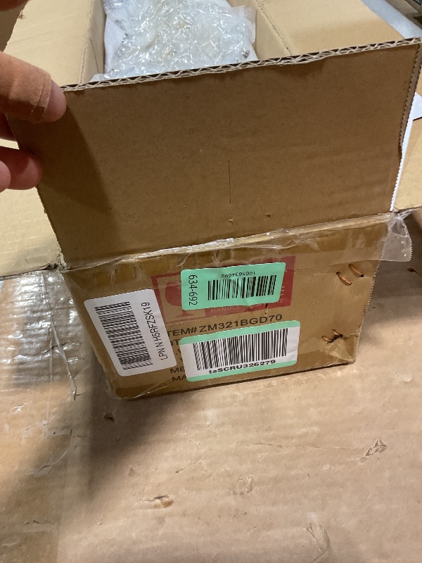 Photo 1 of **PARTIAL SET/ 1 FUNCTIONAL 1 IS FOR PARTS** ARTOOSH Removable Battery Operated Wall Sconces with Remote Control, Stepless Colors 3000K-6000K & Dimming, 350°Rotate, LED Gold Wireless Wall Light for Living Room, Bedroom, 28.3 Inch (2 Pack)