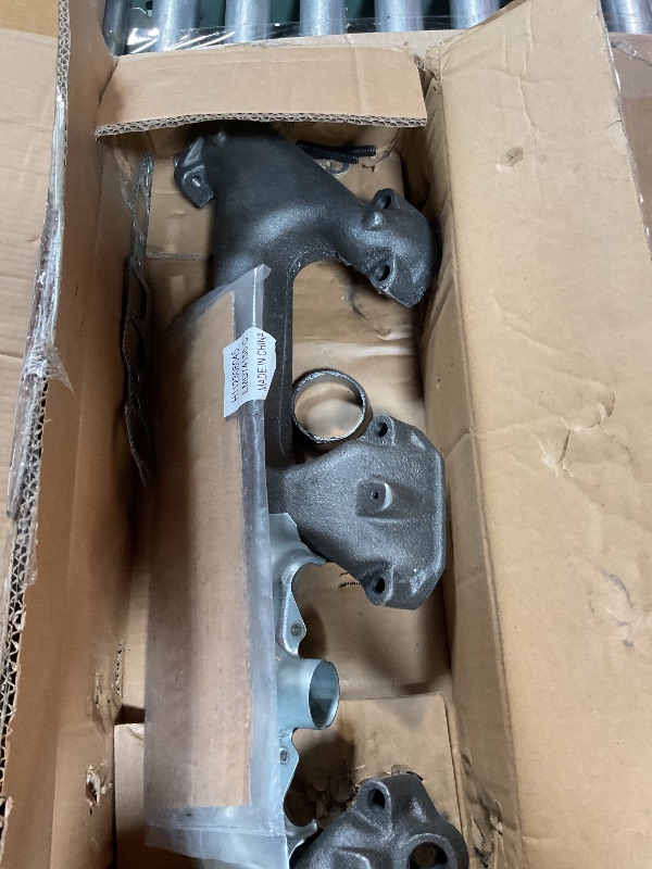 Photo 1 of **MISIING PORT** A-Premium Right Exhaust Manifold Kit W/Gasket & Studs & Nuts & Heat Shield [8Cyl 5.0 5.7L] Compatible with Chevrolet Blazer R10 R20 R30 V10 V20 & GMC Jimmy R1500 R2500 V1500 V2500 Suburban R3500 V3500