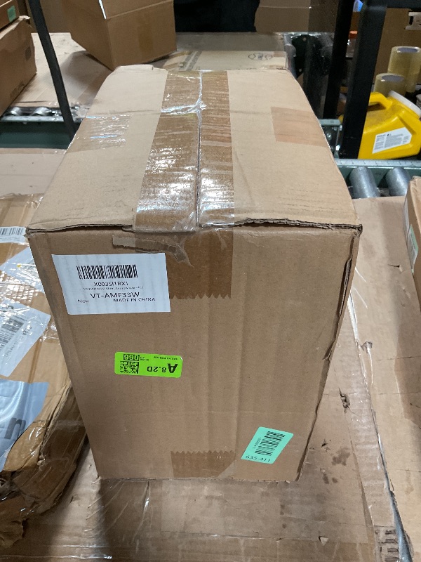 Photo 1 of ***POSSIBLY FOR PARTS DAMAGE UNKNOWN*** VNIMTI Mini Skincare Fridge 4 Liter/6 Cans, Portable Cosmetic Fridges with Makeup Mirror, Cooler & Warmer, AC & DC, Small Refrigerator for Bedroom, Car, Office, Outdoor (White - 4L)