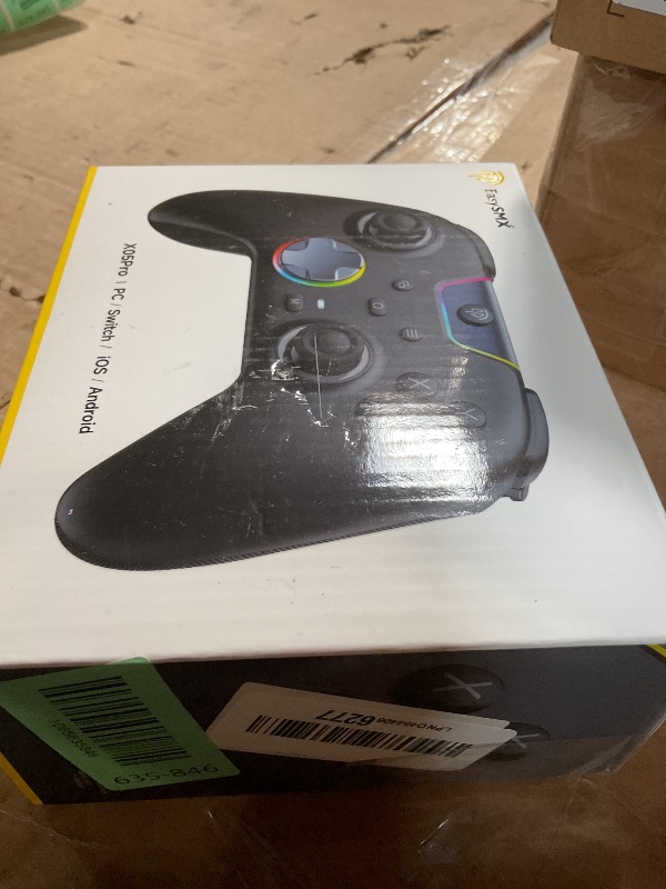 Photo 1 of **COLOR IS BLACK**EasySMX D10 PC Controller - Elite Wireless Bluetooth Pro Controller with TMR Joystick, Dual-Mode Triggers & Full Mechanical Buttons, 1000Hz Polling Rate, RGB Lighting for PC/Switch/Android/iOS