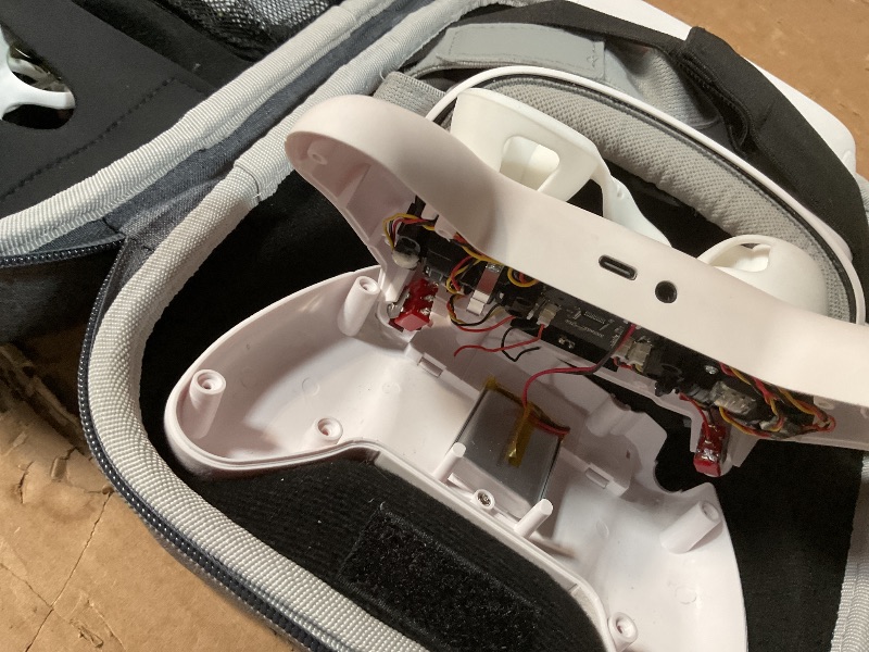 Photo 1 of **MAJOR DAMAGE. SELLING FOR PARTS**BETAFPV Cetus FPV RTF Drone Kit for Brushed Racing Drone, with LiteRadio 2 SE Transmitter VR02 FPV Goggles, Fly FPV Drone Kit for Beginners to Fly Faster Further