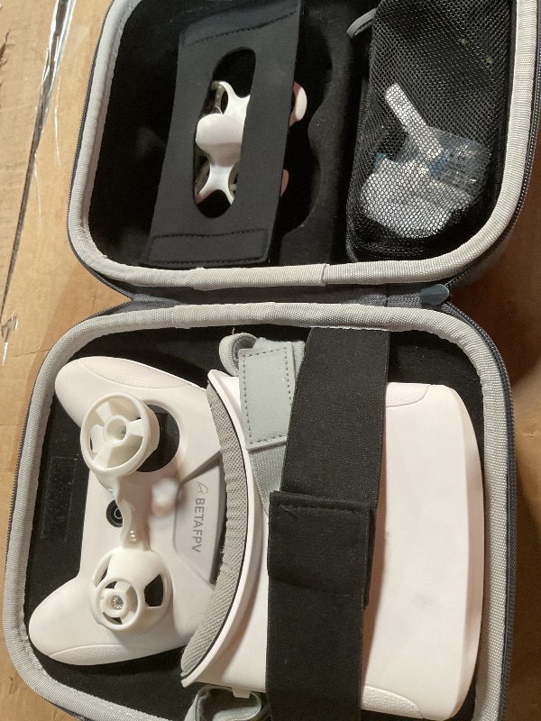 Photo 1 of **MAJOR DAMAGE. SELLING FOR PARTS**BETAFPV Cetus FPV RTF Drone Kit for Brushed Racing Drone, with LiteRadio 2 SE Transmitter VR02 FPV Goggles, Fly FPV Drone Kit for Beginners to Fly Faster Further