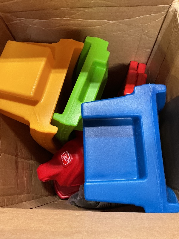 Photo 1 of **MISSING ASSEMBLY PIECES** Step2 Up & Down Roller Coaster Kids Ride On Toy, Push Car, Indoor/Outdoor Playset, Made of Durable Plastic, Max Weight 50 lbs., For Toddlers 2-5 Years Old, Multicolor