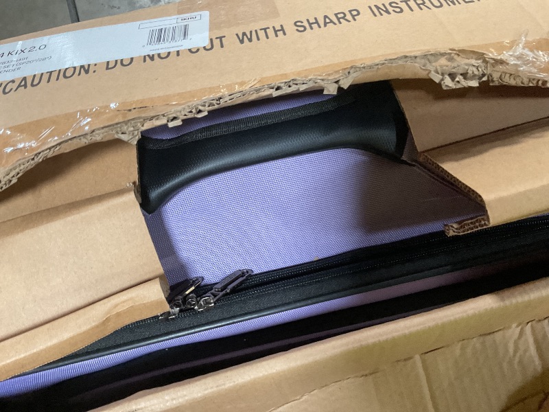 Photo 1 of ***MISSING CARRY ON***
American Tourister 4 KIX 2.0 Softside Expandable Luggage with Spinners, Digital Lavender, 2PC SET (Carry-on/Large)
