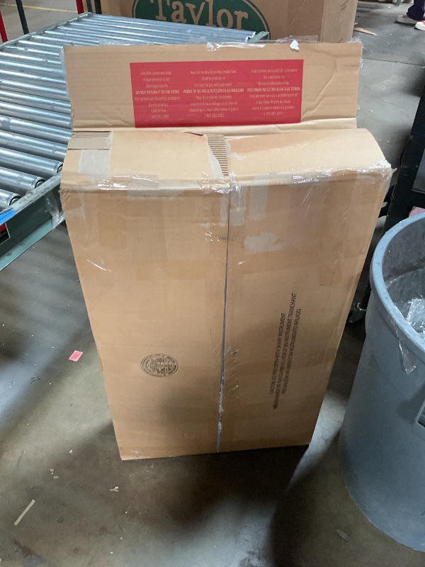 Photo 1 of *** FOR PARTS ONLY 1 FUNCTIONAL / REST ARE BROKEN*** Linon Tray Table Set, 15.75"D x 18.9"W x 26.38"H, White