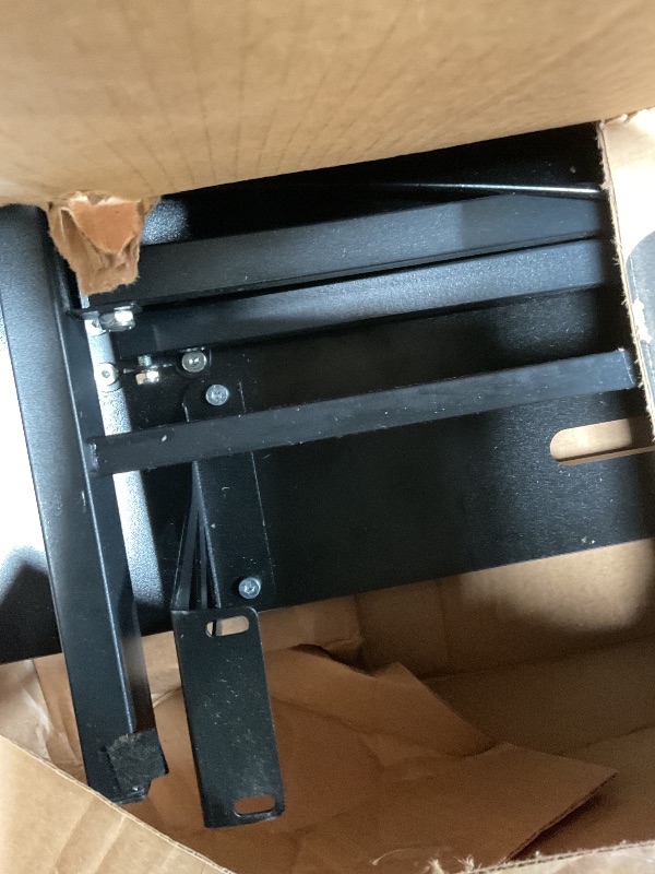 Photo 1 of ***FOR PARTS ONLY/ BROKEN**** FAHKNS Standing Desk Converter, 36 Inch Height Adjustable Sit to Stand Riser Workstation, Sit Stand up Computer Home Office Desk, Black