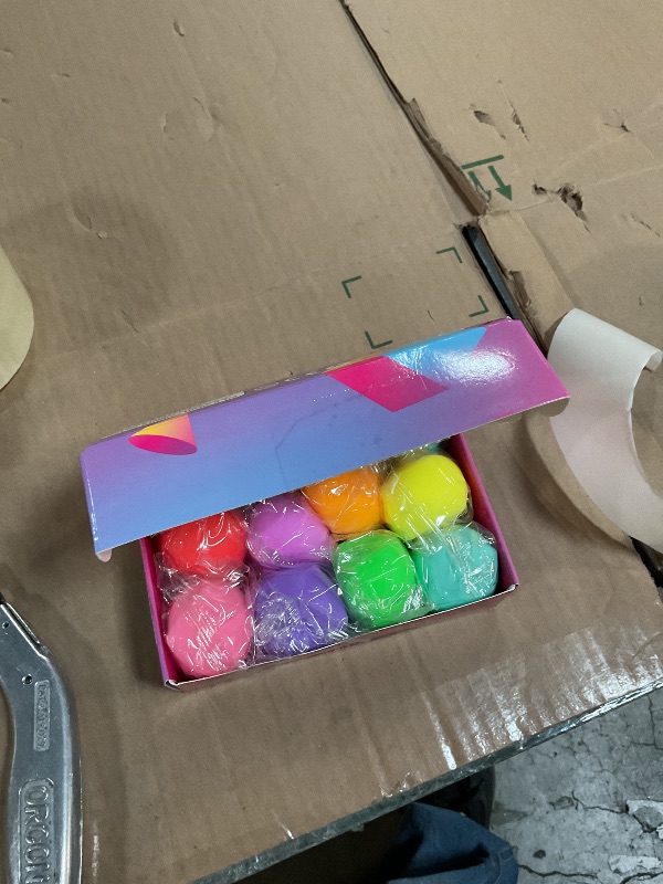 Photo 1 of 12 Pack Slow Rising Stress Cube, Dough Stress Balls Squishy Fidget Toys for Anxiety Relief, Soft Fidget Cube, Pull Stretch Squishy Toys for Classroom Prize, Party Favors for Kids Adults