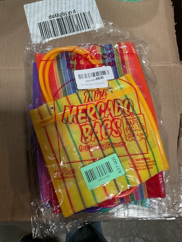 View 2 of 12 Mini Mercado Bags For Fiesta Mexicana Party Favor Treat Goodie Candy Goody Gift - Mexican Mesh Market Tote Bag - Bolsas Bolsitas Para Dulces - Dulceros Morrales Morralitos Mexicanos - Mercadito Bag